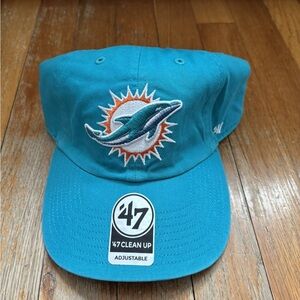 Miami Dolphins '47 Clean up Adjustbale Strapback Dad Cap